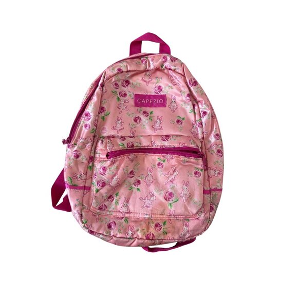 CAPEZIO Girls Ballerina Bunny Pink Backpack - Picture 1 of 8